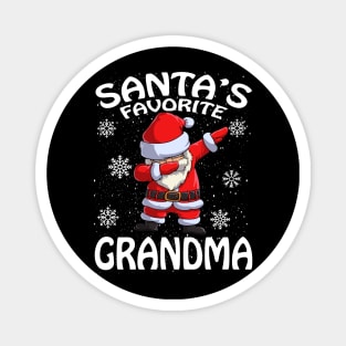 Santas Favorite Grandma Christmas Magnet